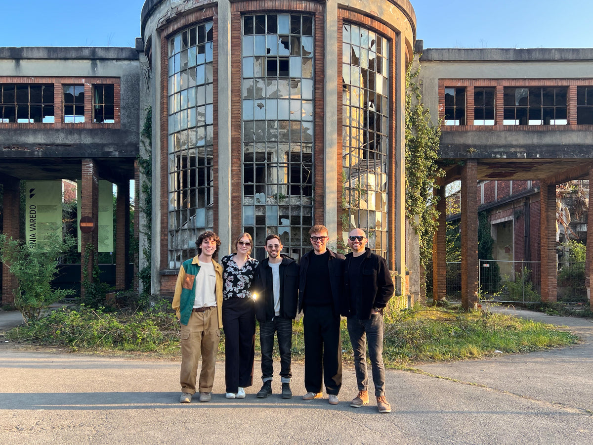 Decibel team together at the industrial venue for PORTAL during Milan Design Week.